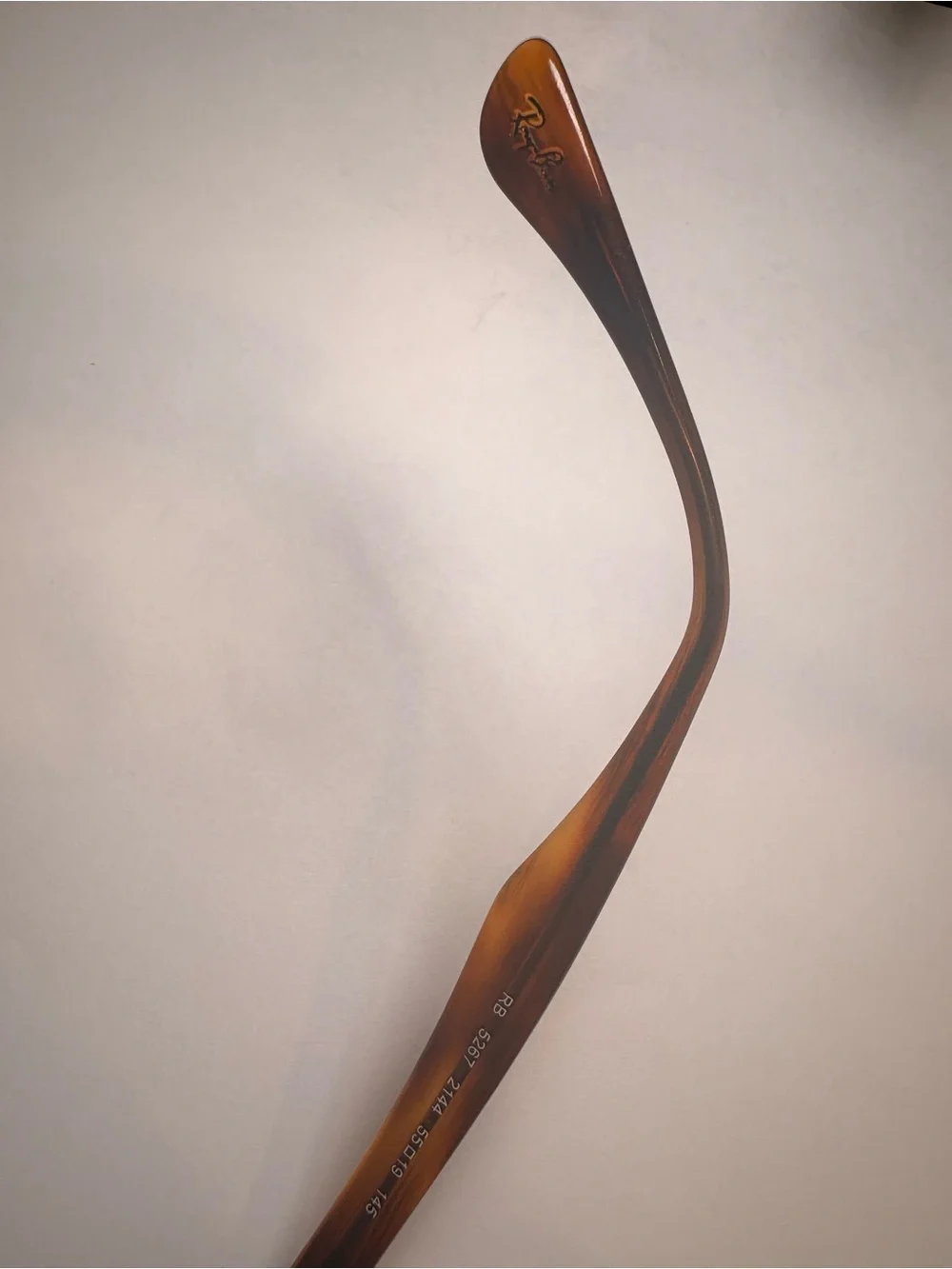Rayban Tortoiseshell Blue Glasses - Brown Frame